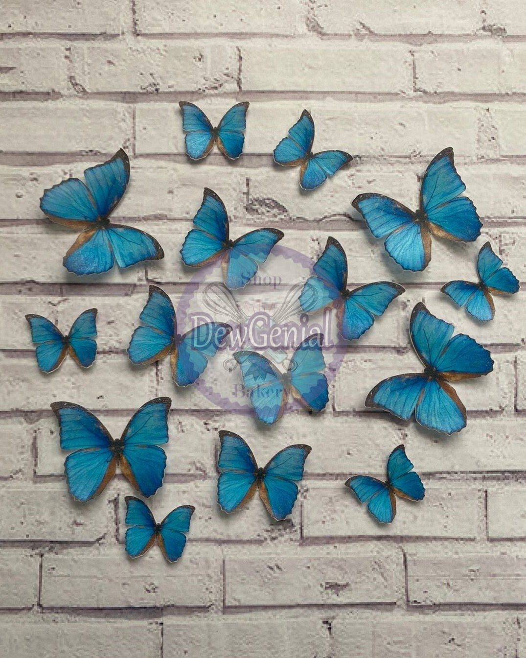 Mariposas En Papel Comestible Pro M Dewgenial