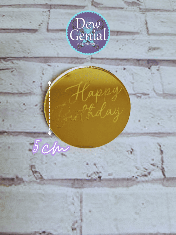 Circle Topper Happy Birthday ct-008