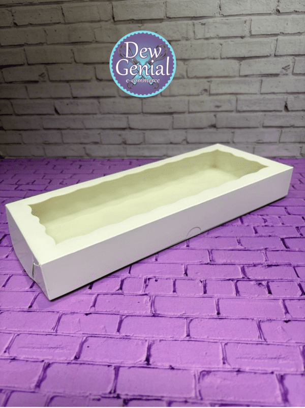 Caja Rectangular Fresas y Donnas Medida 14cm X 30cm - Imagen 2