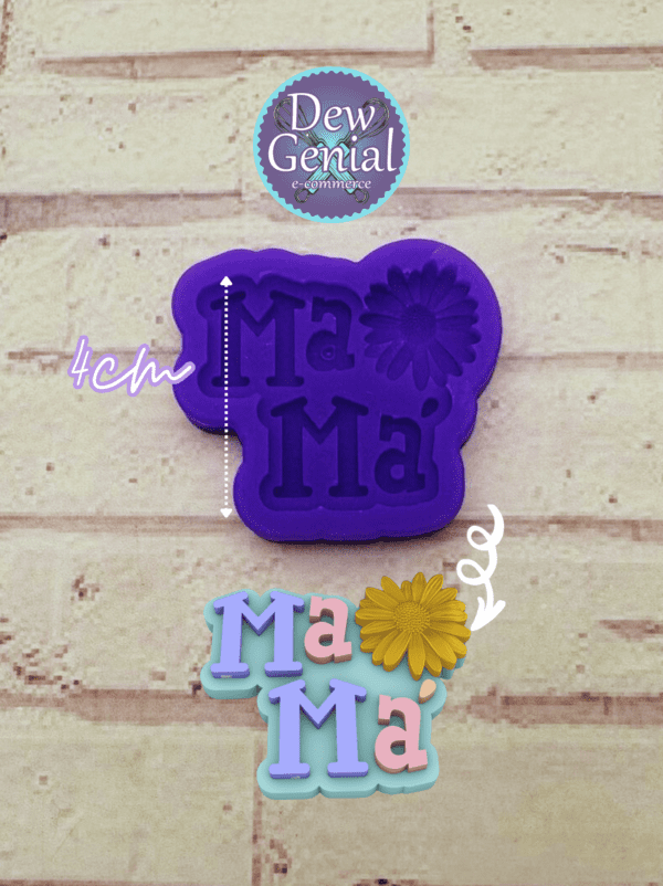 Molde De Silicona Mama Margarita 4Cm DG-1266