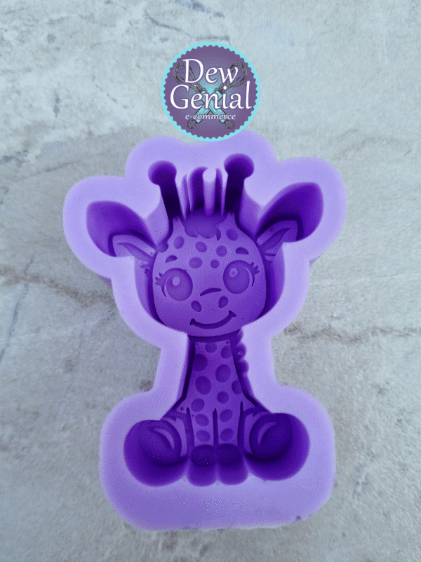 Molde De Silicona Velas Animales Safari Jirafa 5Cm DG-1279 - Imagen 2