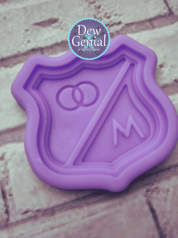 Molde De Silicona Escudo Futbol Millonarios 4Cm DG-1292 - Imagen 2
