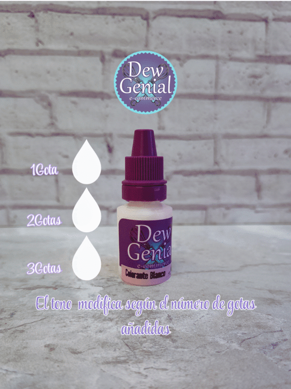 Colorante Para Velas Blanco 10ml