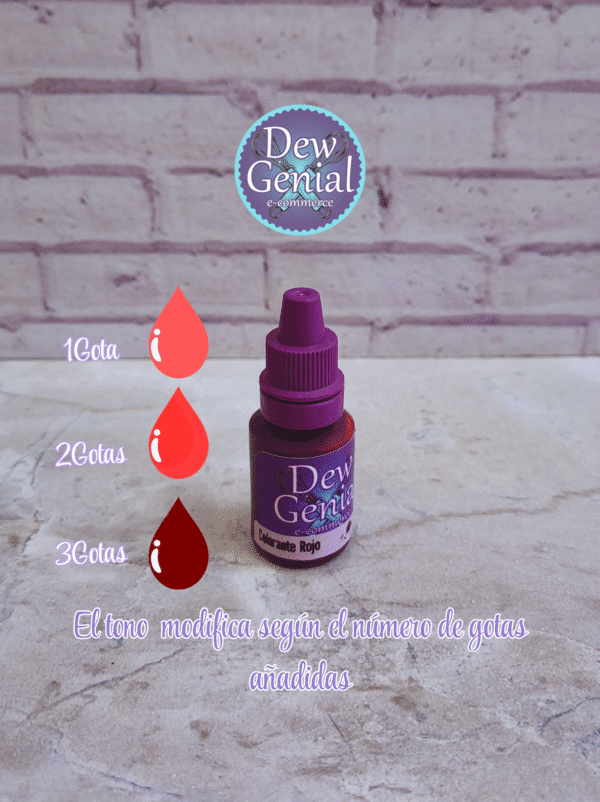 Colorante Para Velas Rojo 10ml