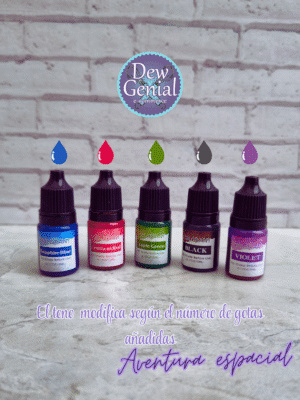 Colorante Para Velas Set X5 Aventura Espacial 5ml