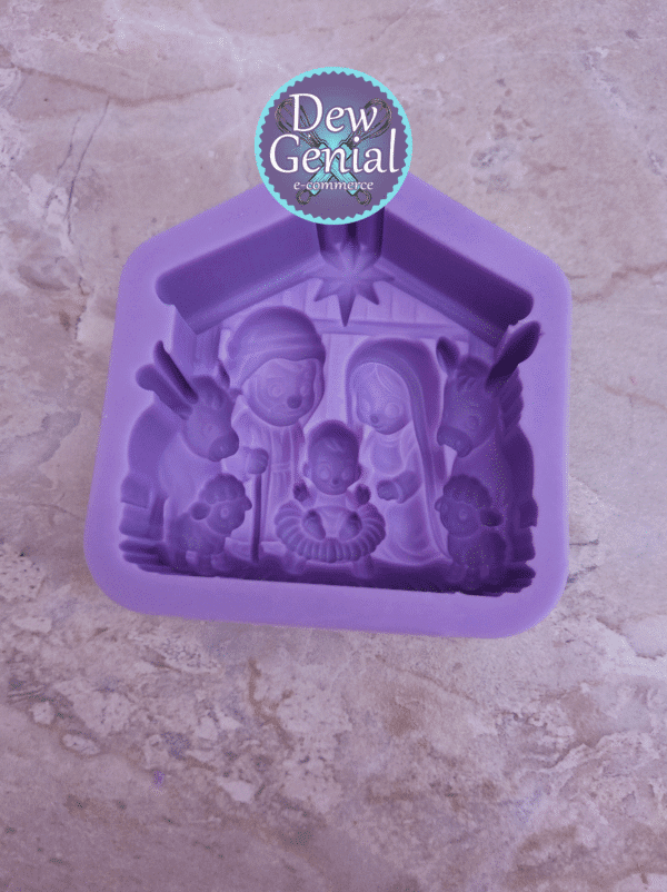 Molde De Silicona Velas Pesebre Completo 5.5Cm DG-1346 - Imagen 2
