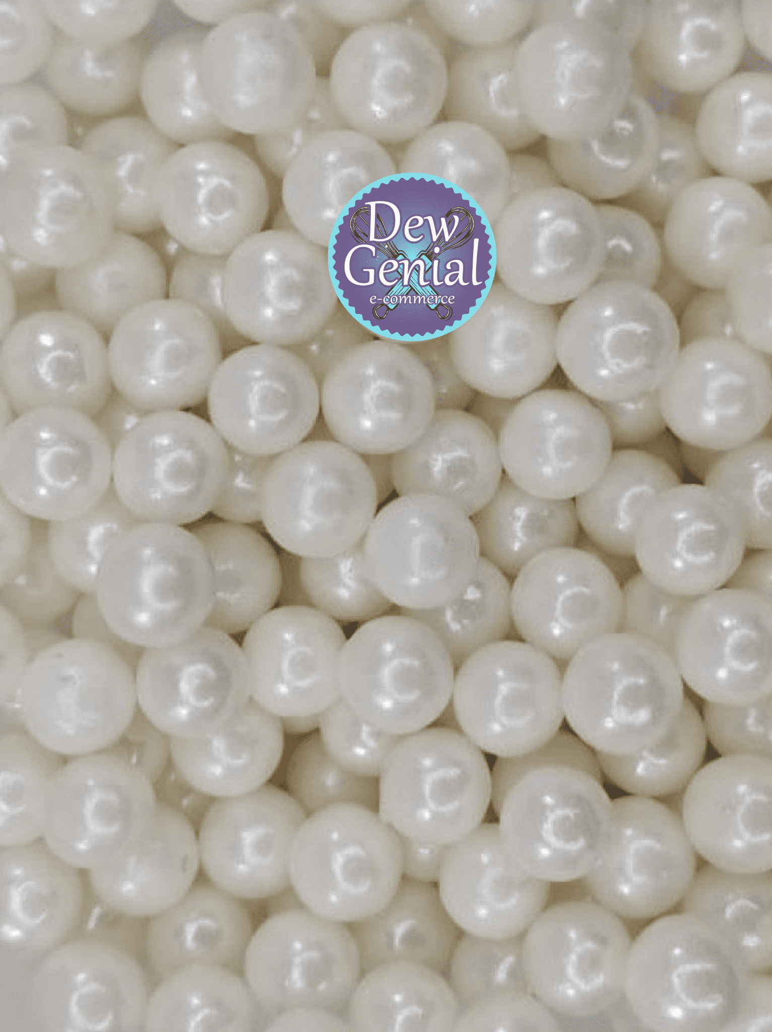 Gragea Perla Importada Blanca 8mm x50gr