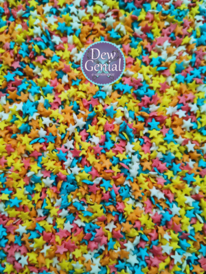 Confeti Comestible Estrella Colores Surtido x 50GR