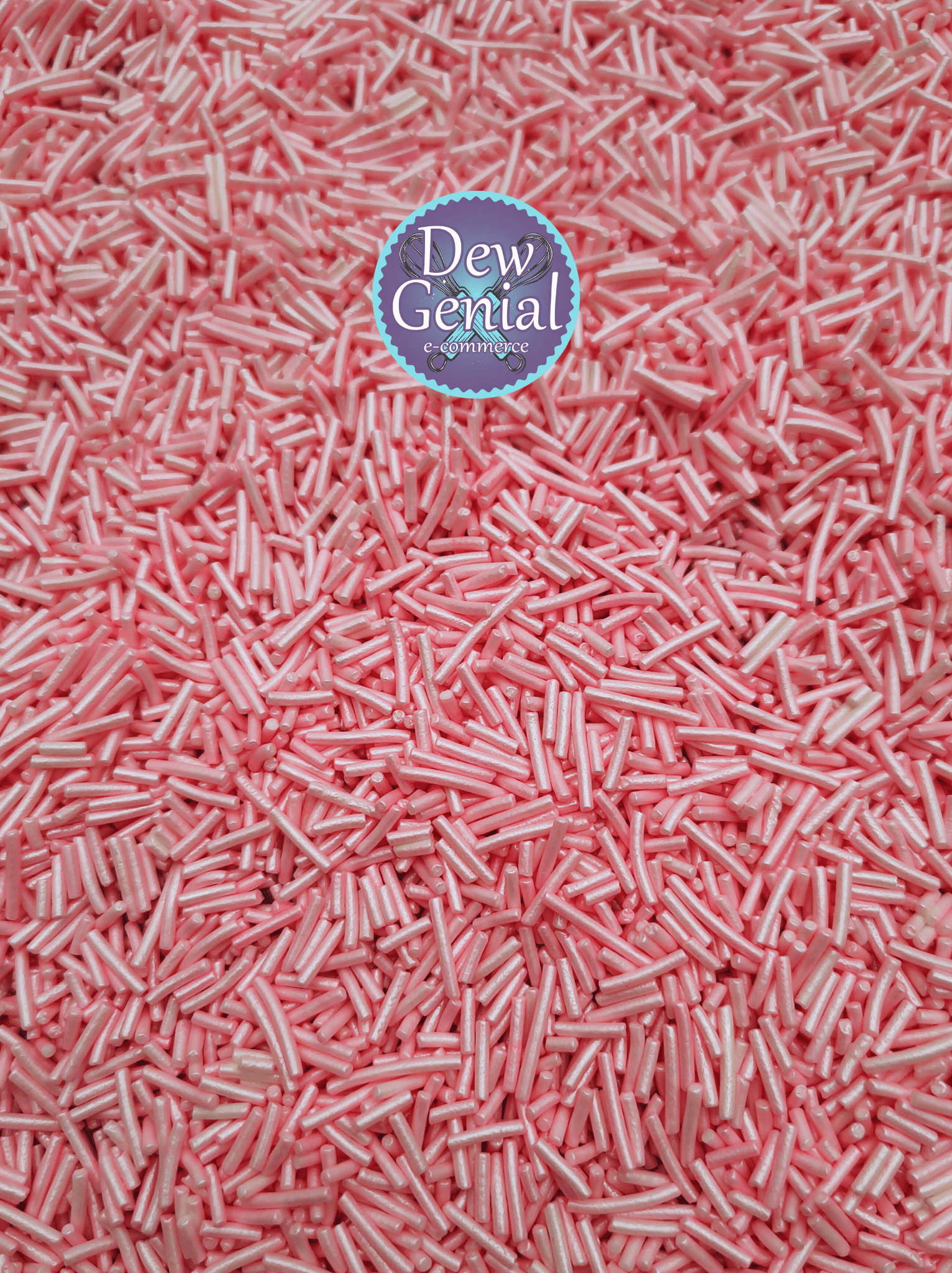 Jimmies Rosa Pastel Metalizada x50gr