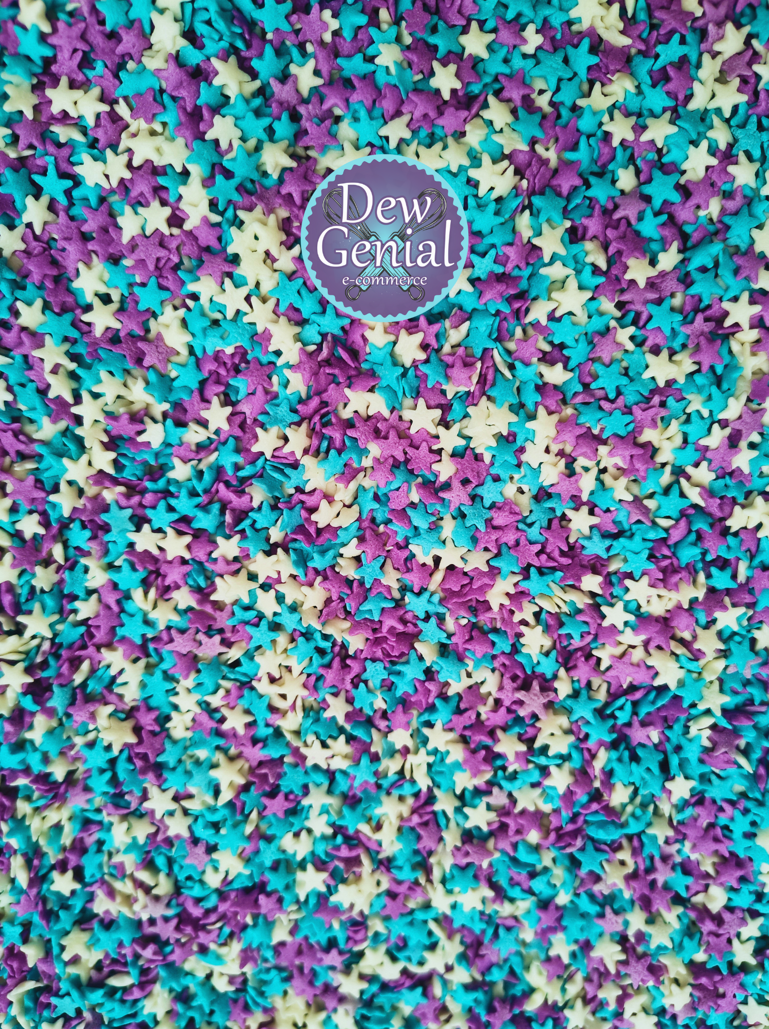 Confeti Estrella Lila & Azul x50gr