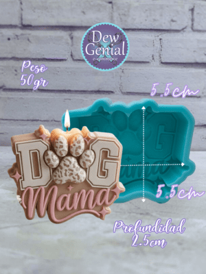 Molde De Silicona Velas Dog Mama 7Cm DG-1461