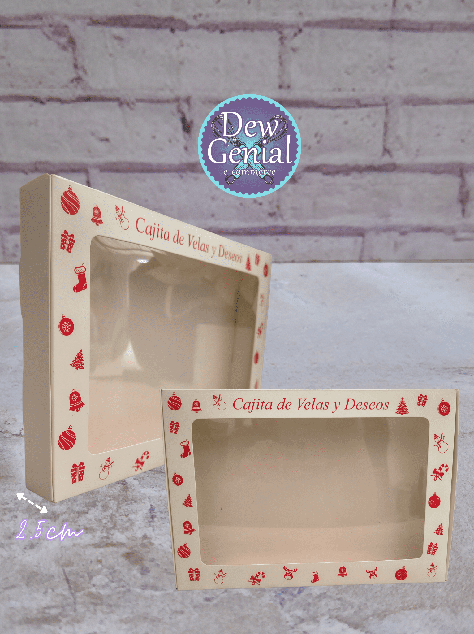 Caja Ref. Deseos 7 de Velitas Grande 14.5cm * 20.5 cm - Imagen 3